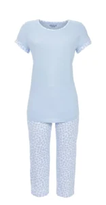 Ringella dames pyjama met capribroek 6211245 bleu