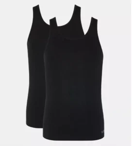Sloggi Men Go ABC tanktop 2-pack black