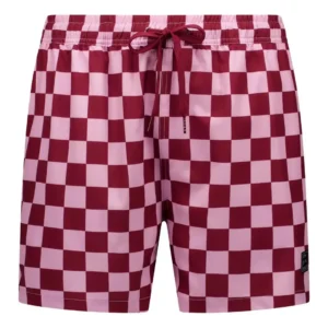 Son of a Beach jongens zwemshort Check rood