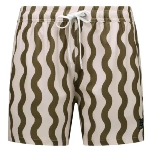 Son of a Beach jongens zwemshort Waves groen