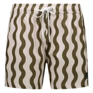 Son of a Beach zwemshort Waves groen