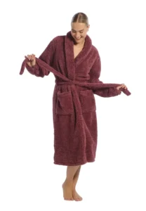 Ten Cate badjas Basics mauve
