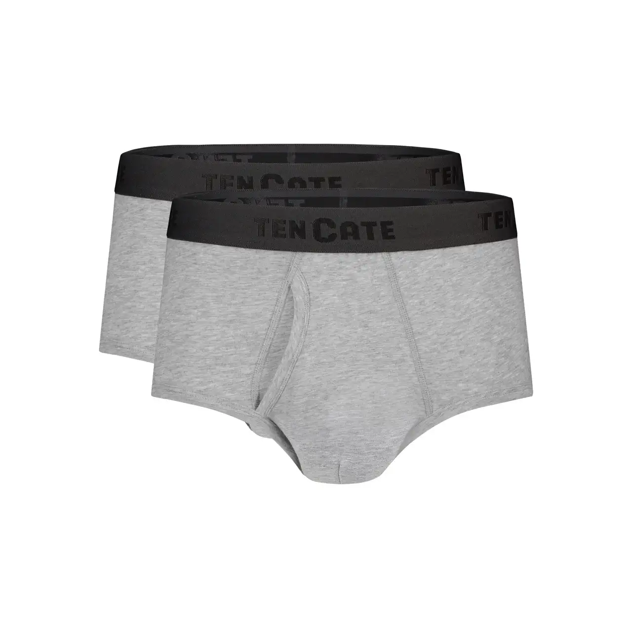 Ten Cate Basics men classic slip (2pack - light grey melee) - Afbeelding 2