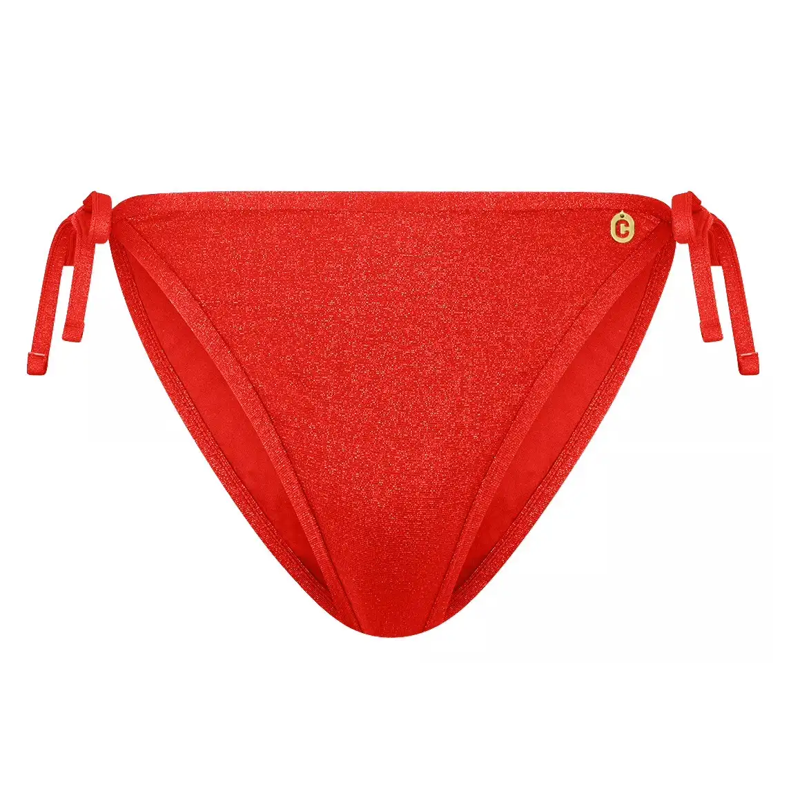 Ten Cate bikini bottom ring bow red orange