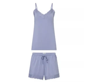 Ten Cate Secrets dames pyjamaset Shorty lace powder blue