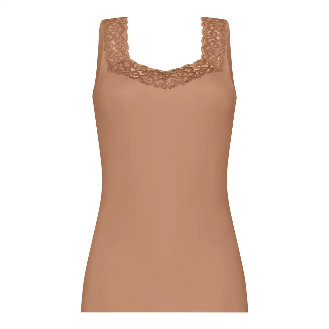 Ten Cate Secrets dames singlet kant (hazelnut)