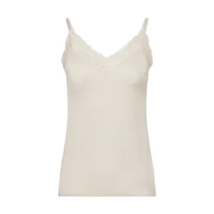 Ten Cate Secrets dames spaghetti Lace top kant shiny almond