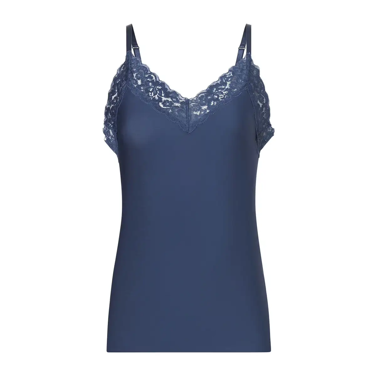 Ten Cate Secrets dames spaghetti Lace top kant smokey teal