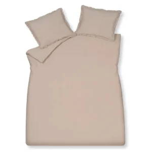 Vandyck dekbedovertrek Pure 83 percale ruffle blush