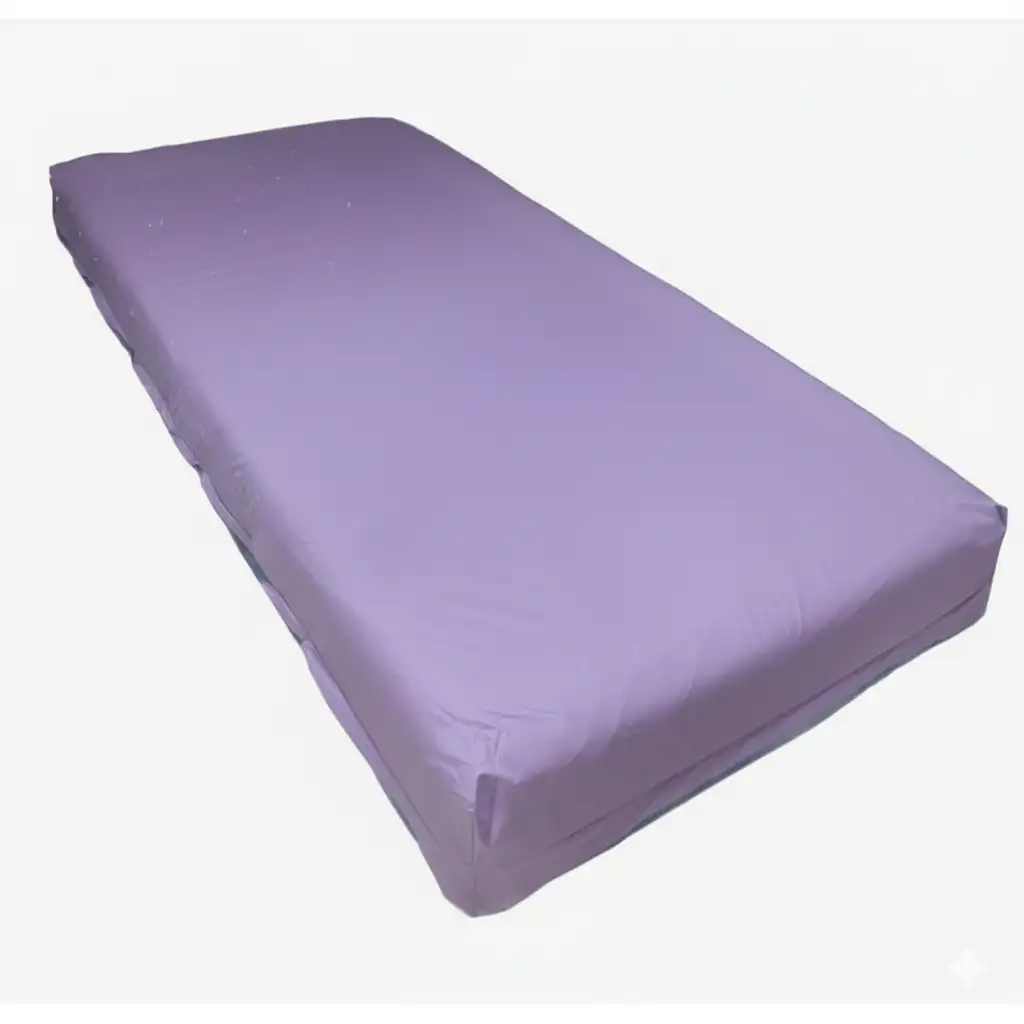 Waterdichte en afwasbare matrasbeschermer PES/PU 90x200x20cm lila
