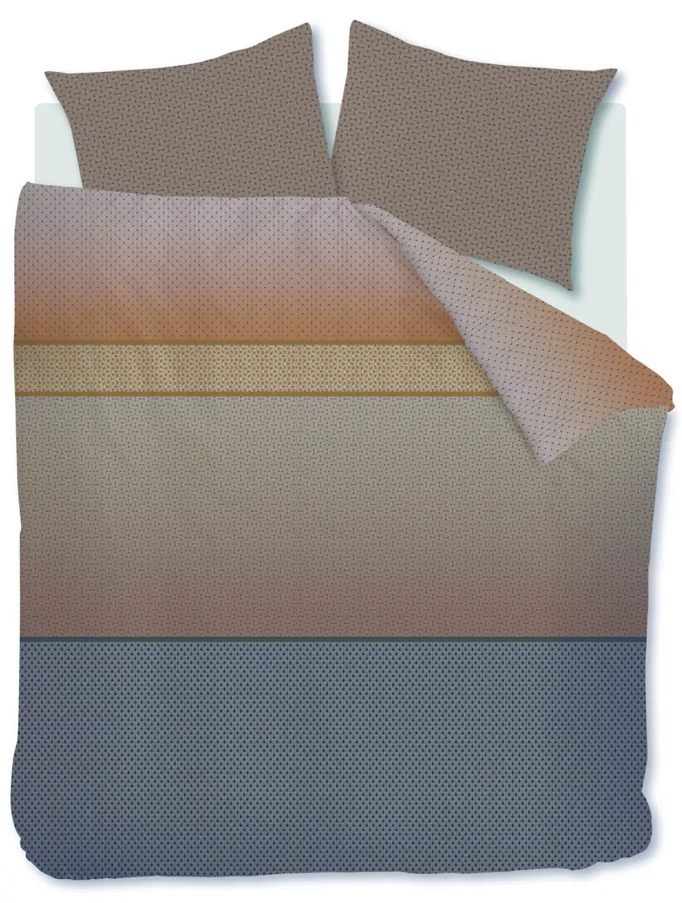 Beddinghouse dekbedovertrek Carter lyocell brown - Afbeelding 8