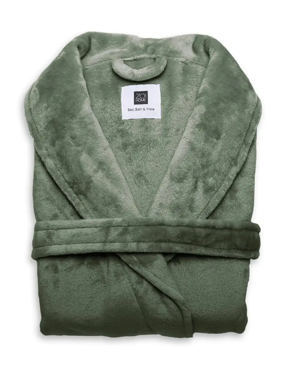 Zo! Home badjas Cara unisex olive green - Afbeelding 2