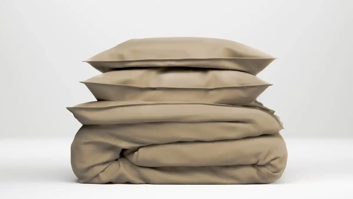 Zo! Home dekbedovertrek Satinado Solid (satijn, praline brown)