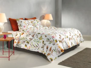 Zo! Home flanellen dekbedovertrek Shae white