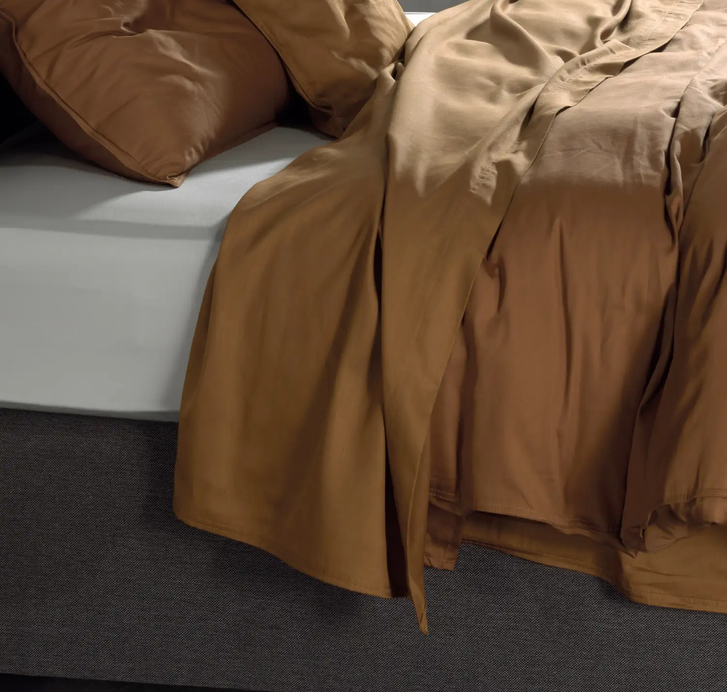 Zo! Home laken Satinado (satijn, cognac brown) - Afbeelding 3