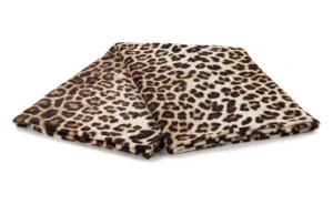 Zo! Home Fleece plaid Cara Leopard 140x brown200