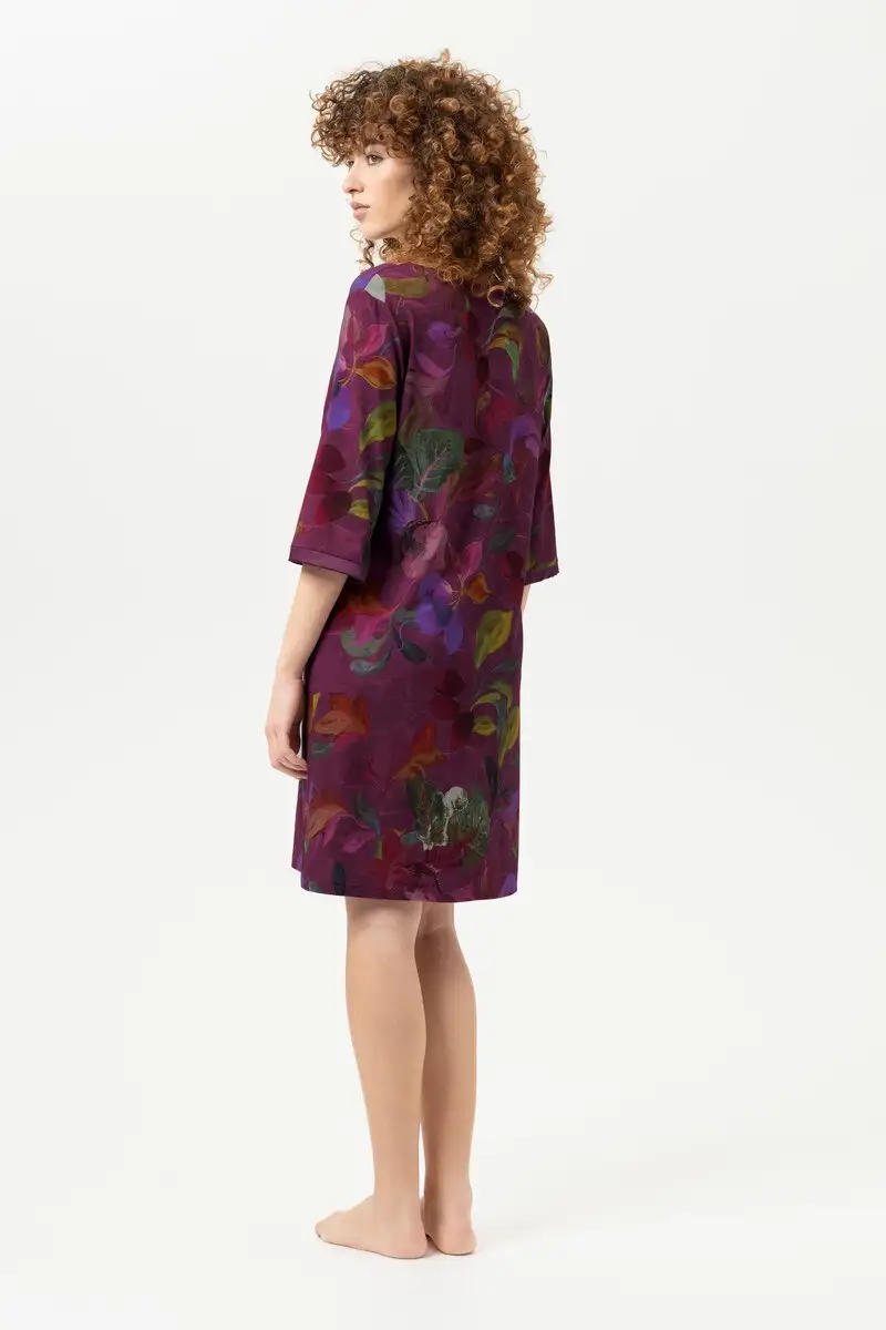 Mey dames slaapshirt Cosmic Garden crushed berry - Afbeelding 2
