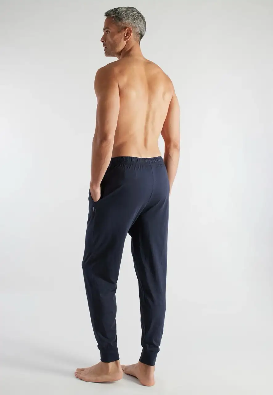 Ceceba heren lange pyjamabroek boordjes 31138 blau - Afbeelding 2