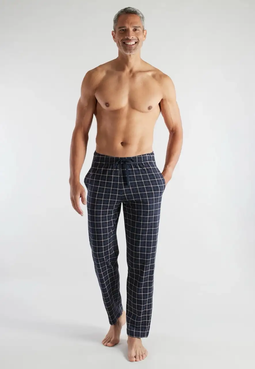 Ceceba heren lange pyjamabroek geruit 31229 blau - Afbeelding 2