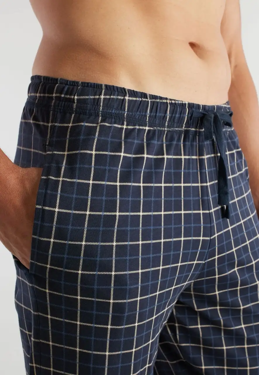 Ceceba heren lange pyjamabroek geruit 31229 blau - Afbeelding 4