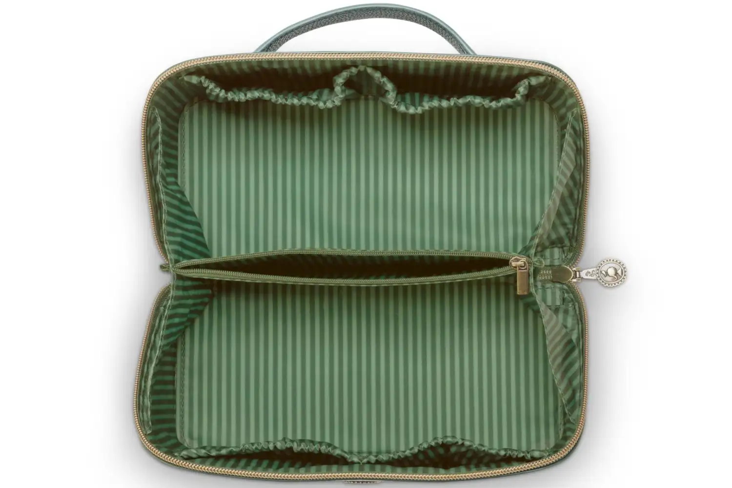 PiP Studio cosmetic bag Cyrille green medium - Afbeelding 3