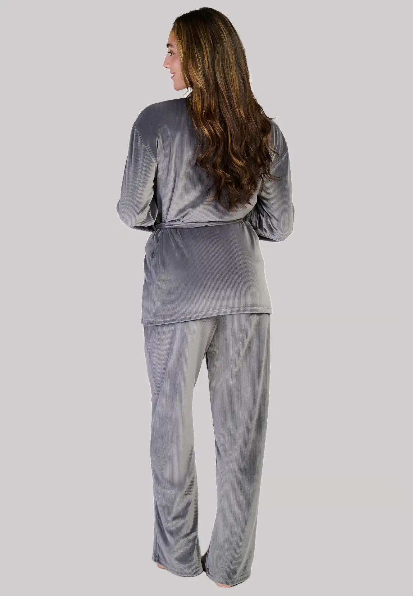 Ten Cate Comfort Wear kimono warm grey - Afbeelding 3