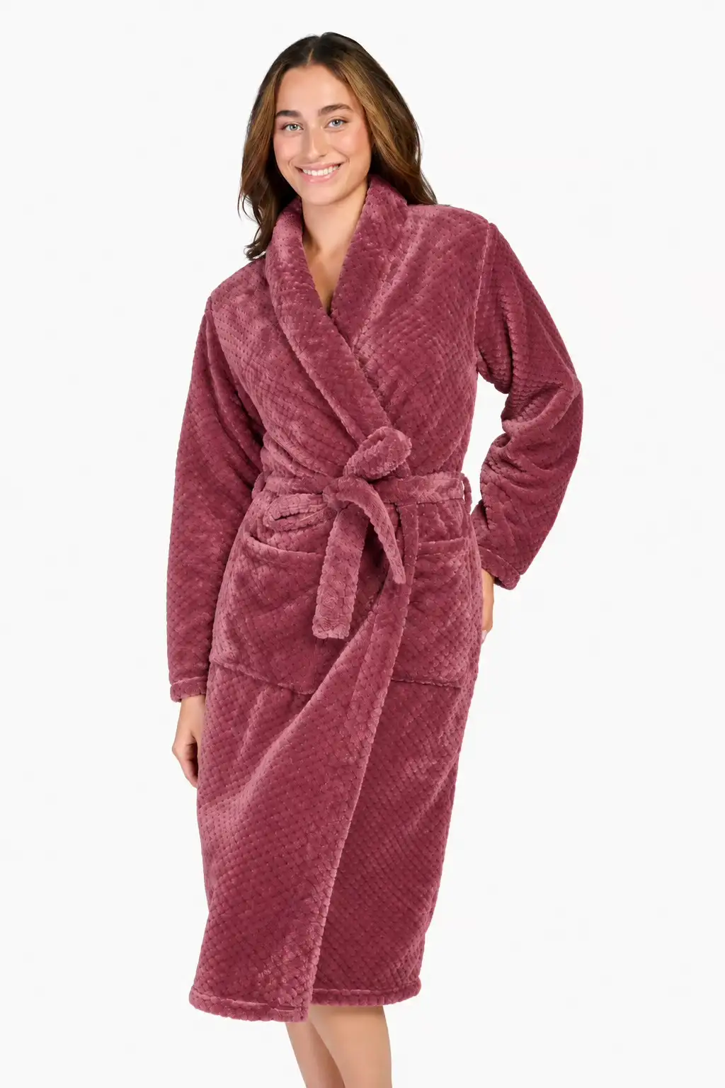 Ten Cate Comfort Wear badjas Honey warm rose - Afbeelding 2