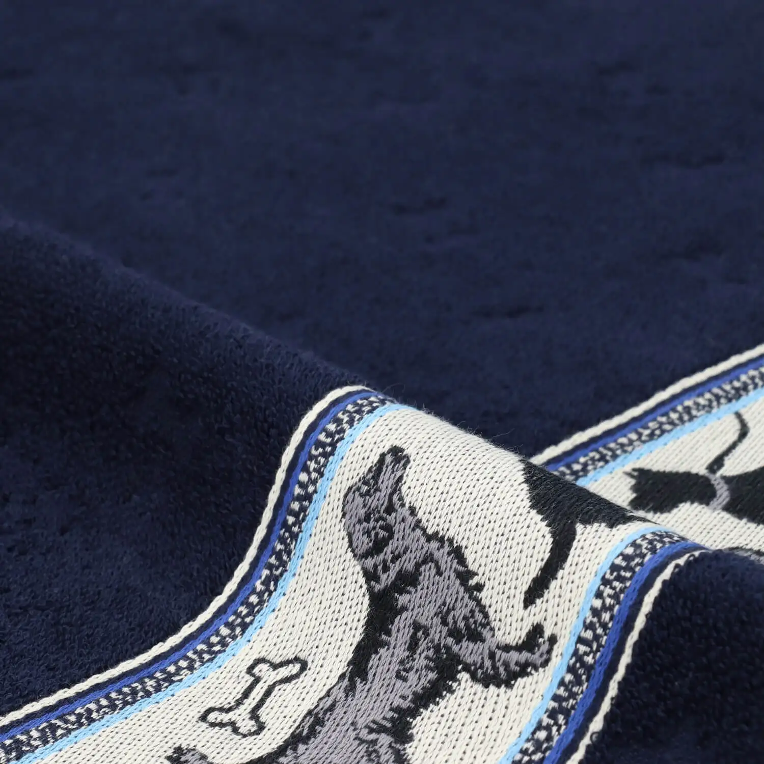 Bunzlau Castle keukendoek Dog dark blue - Afbeelding 2