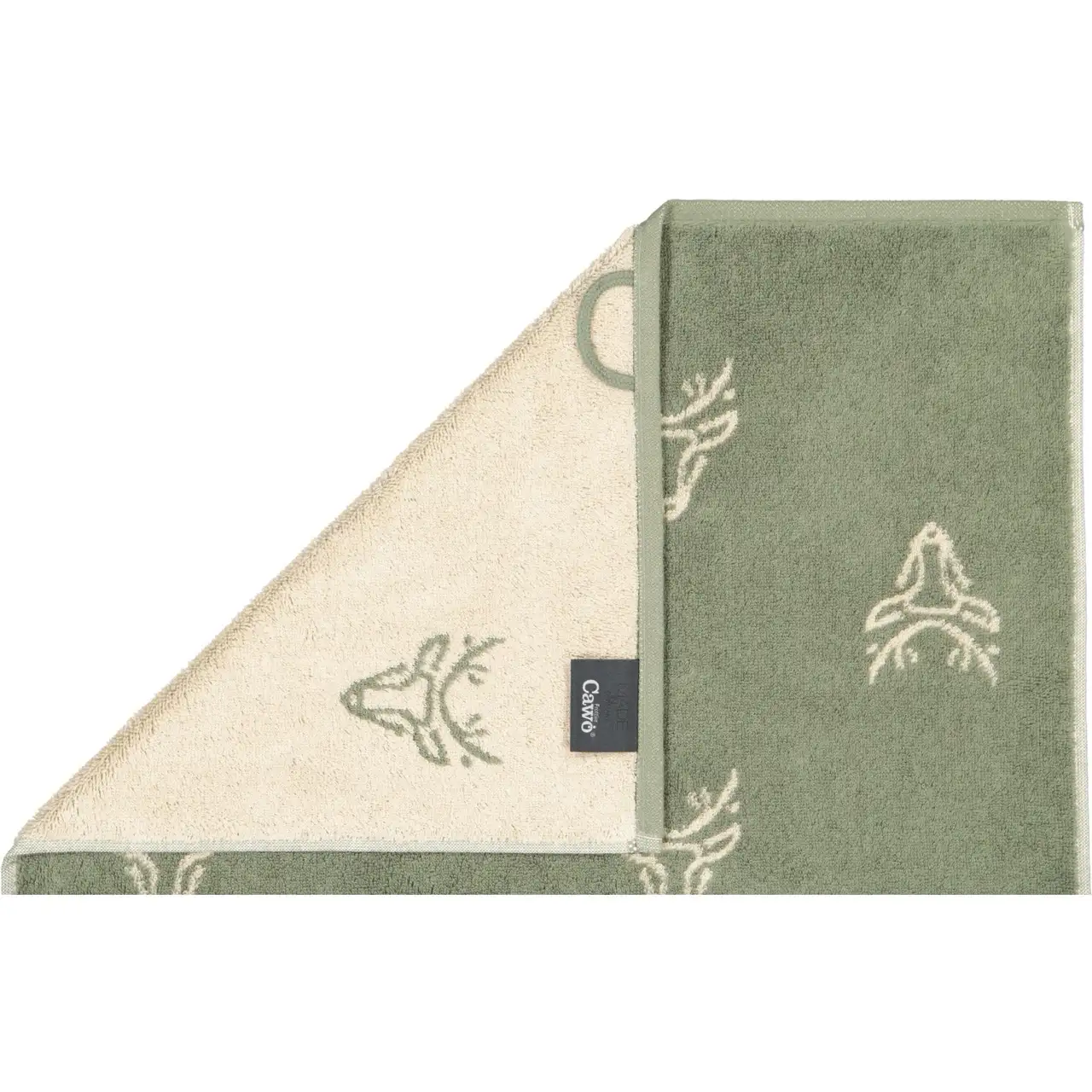 Cawö gastendoek Alpenchic all over 6229 zirbe 30x50cm - Afbeelding 2