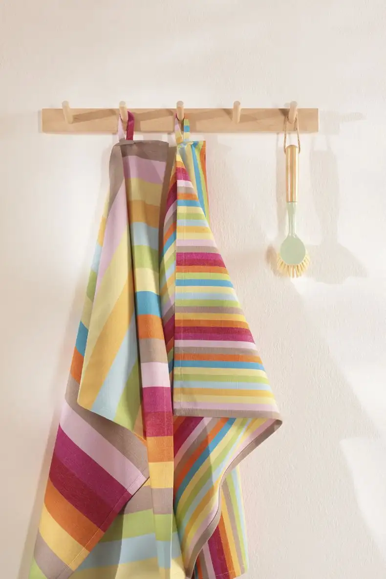 Cawö theedoek Cuisine Lifestyle Streifen multicolor 7008 - Afbeelding 4