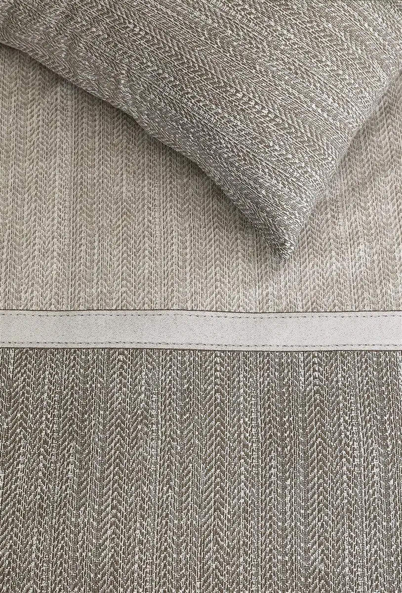 Riviera Maison dekbedovertrek Amsterdam Loft sand - 2-persoons 200x200/220cm + 2 slopen - Afbeelding 4