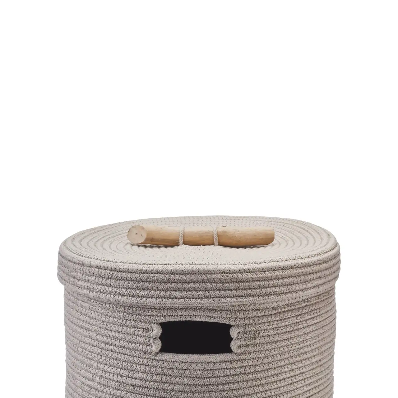 Aquanova wasmand met deksel Otis 106 truffle - Afbeelding 3
