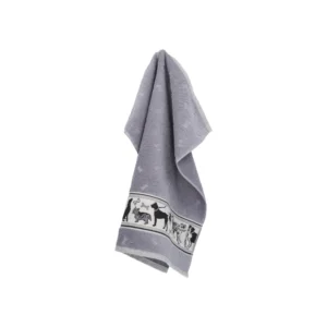 Bunzlau Castle keukendoek Dog grey