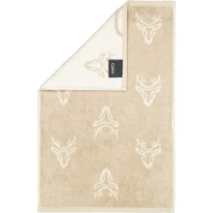 Cawö gastendoek Alpenchic all over 6229 natur 30x50cm