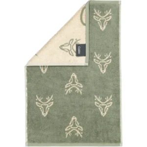 Cawö gastendoek Alpenchic all over 6229 zirbe 30x50cm