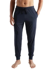 Ceceba heren lange pyjamabroek boordjes 31138 blau