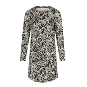 Charlie Choe dames nachthemd - bigshirt Nightfall zwart