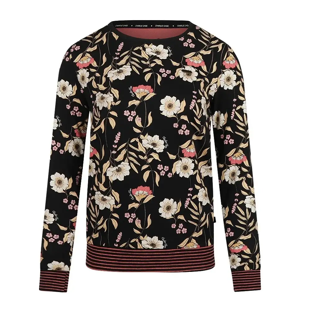 Charlie Choe dames pullover Nightfall zwart