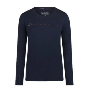 Charlie Choe dames pyjama shirt Daydreams navy