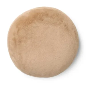 Essenza sierkussen Mads Furry sierkussen rond 45cm golden sand