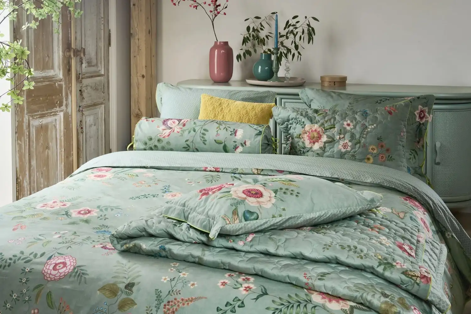PiP Studio dekbedovertrek Everbloom green - Afbeelding 4