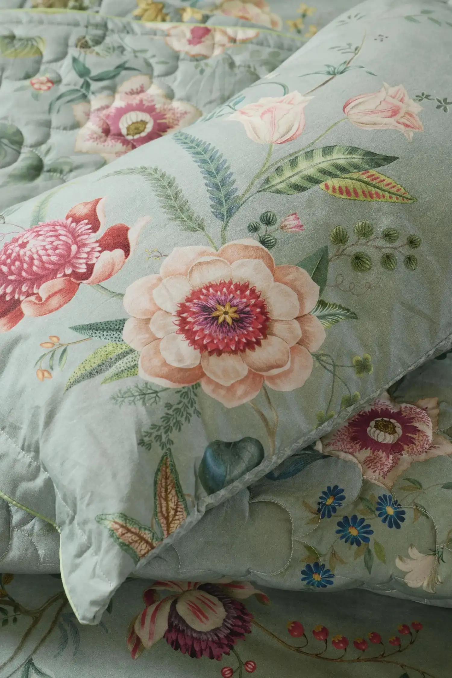 Pip Studio sierkussen Everbloom 35x60cm green - Afbeelding 2