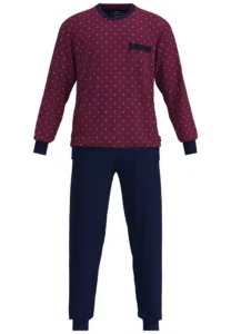 Götzburg heren pyjama interlock 452419 bordeaux