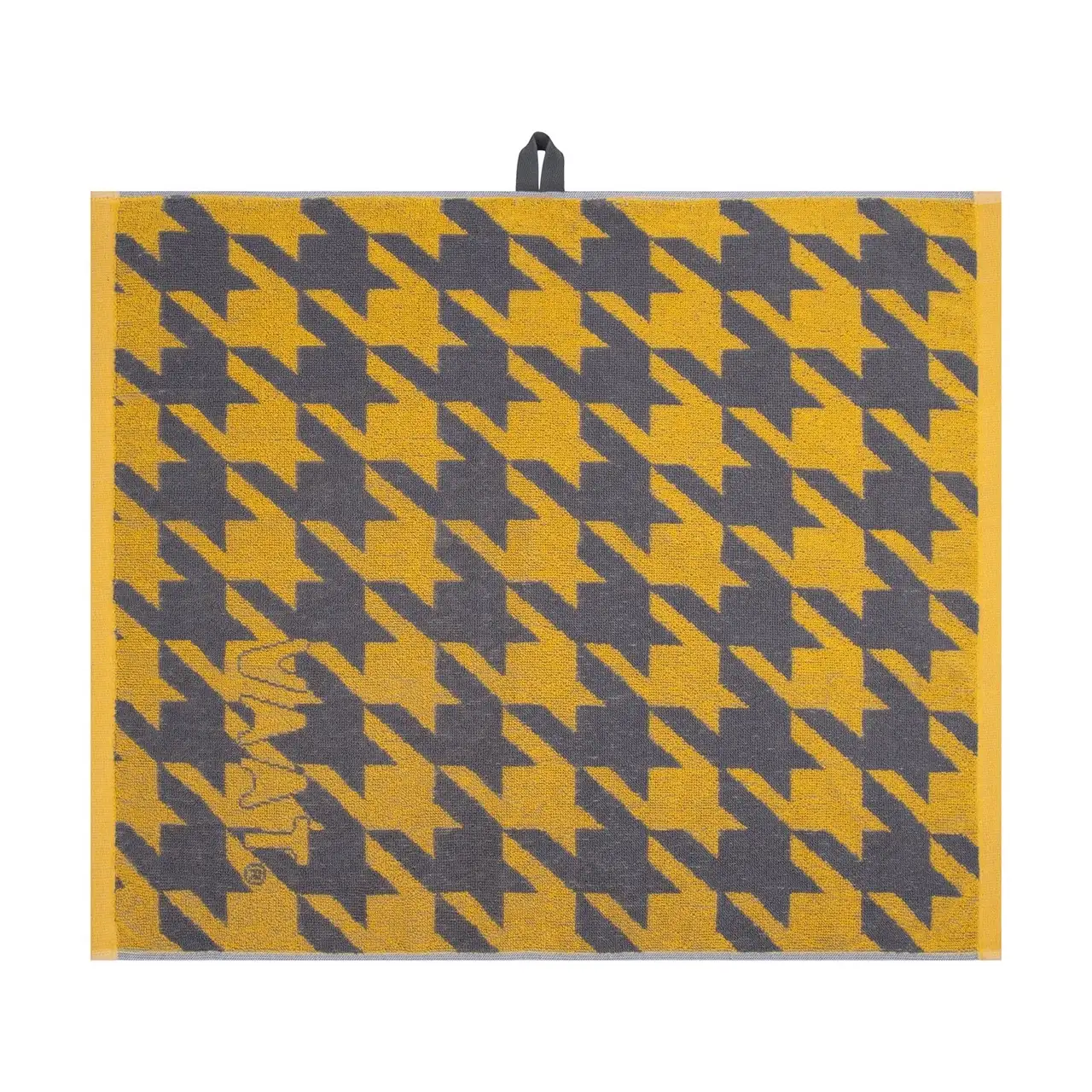 Vaat Amsterdam keukendoek I Love Pied de Poule yellow grey - Afbeelding 2