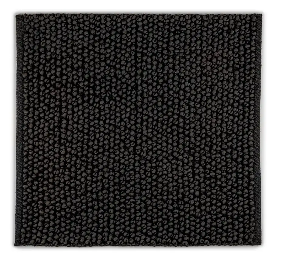 Heckettlane badmat Nodo 60x60cm dark grey
