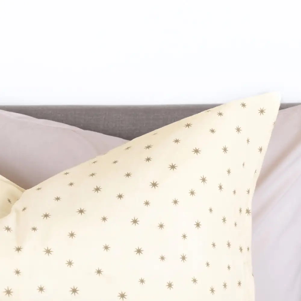 Kayori dekbedovertrek Hoshi flanel offwhite - Afbeelding 2