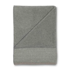 Kayori bamboo plaid Sagano 150x220cm donkergrijs