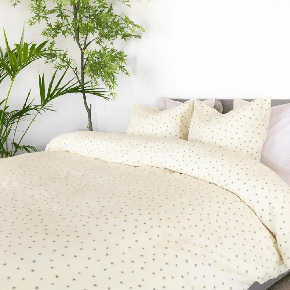 Kayori dekbedovertrek Hoshi flanel offwhite