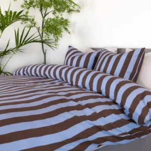 Kayori dekbedovertrek Jula flanel chocolade