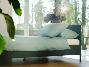 Kayori tencel dekbedovertrek Kiyo zeeblauw